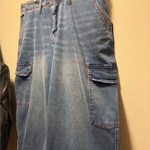 True Religion plus size Blue Flare Jeans